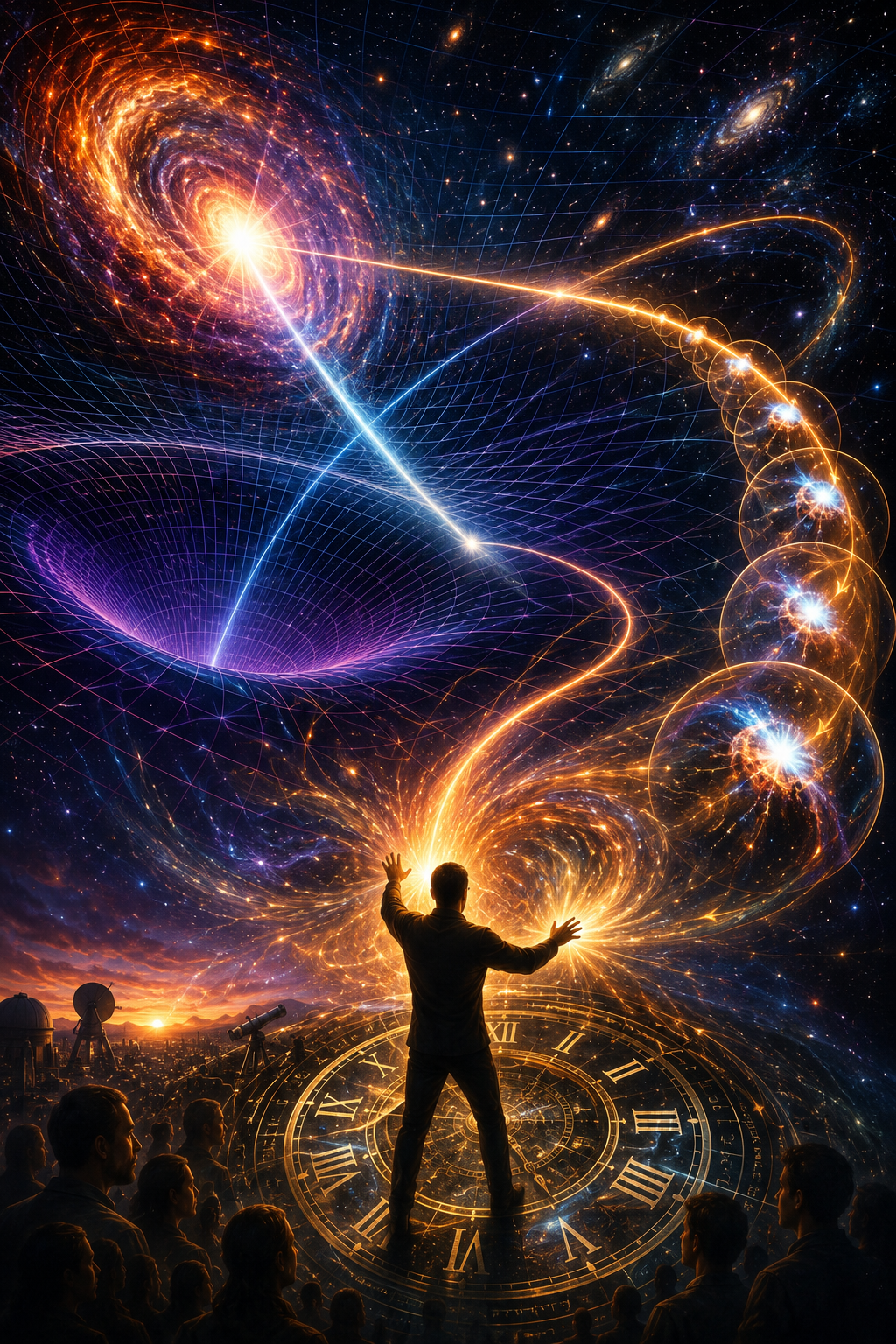 How Warped Light Reveals Time’s&nbsp;Elasticity